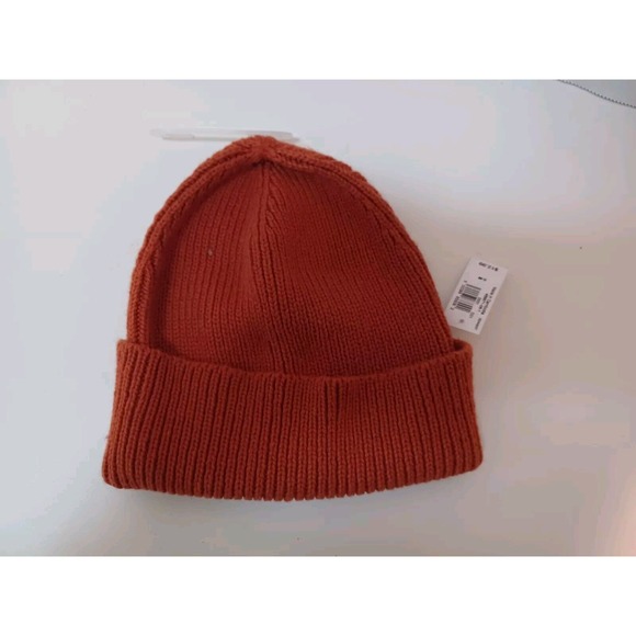 NWT Lot of 2 Gray Orange Beanie Winter Hats Unisex Kids S - M - Picture 2 of 4